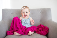 Load image into Gallery viewer, Berry Knit Swaddle Blanket
