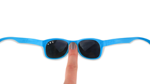 Load image into Gallery viewer, Blue Mirrored Green Toddler Shades
