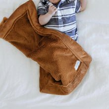 Load image into Gallery viewer, Camel Lush Mini Blanket
