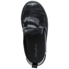 Load image into Gallery viewer, Black/Grey Camo Rascal Slip On
