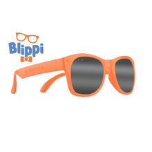 Load image into Gallery viewer, Blippi Orange Mirrored Chrome Toddler Shades
