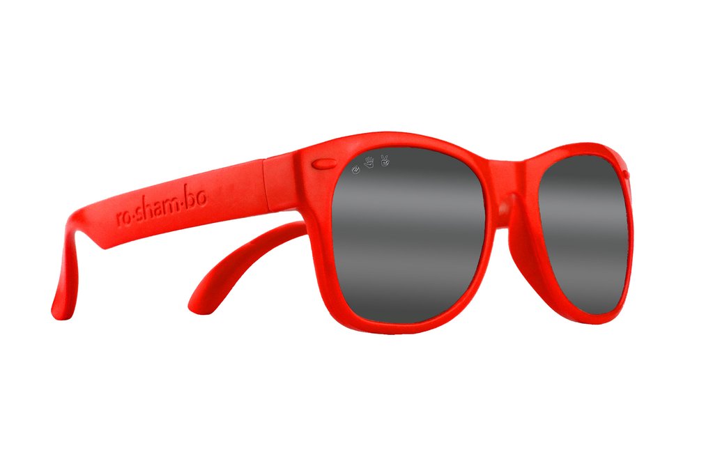 Red Chrome Mirrored Baby Shades
