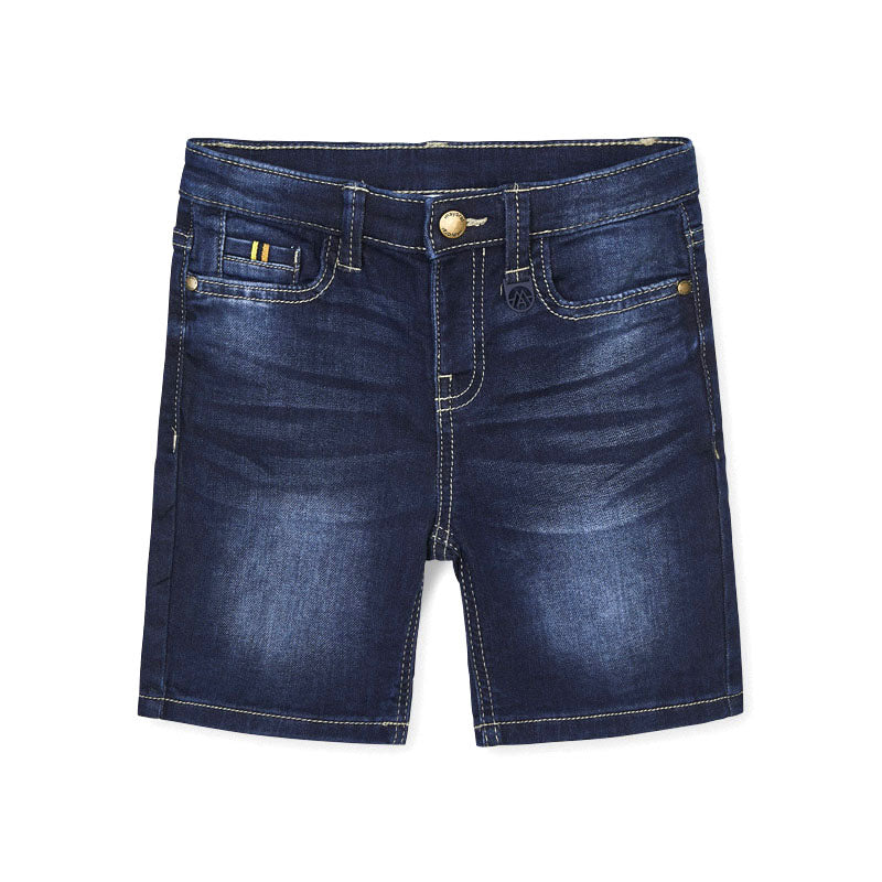 Dark Soft Denim Shorts