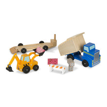 Load image into Gallery viewer, Classic Toy Dump Truck &amp; Loader Set
