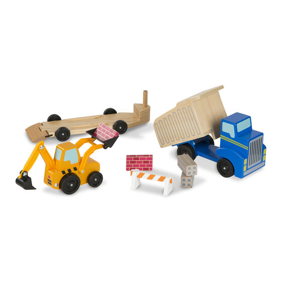 Classic Toy Dump Truck & Loader Set