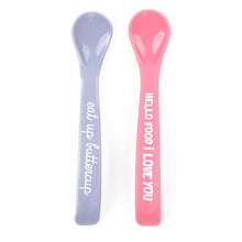 Load image into Gallery viewer, Eat Up/Hello Food Spoon Set
