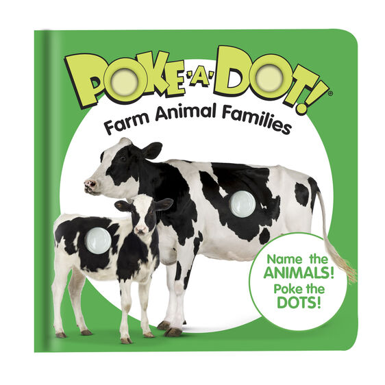 Poke-A-Dot: Farm Animal Families Board Book