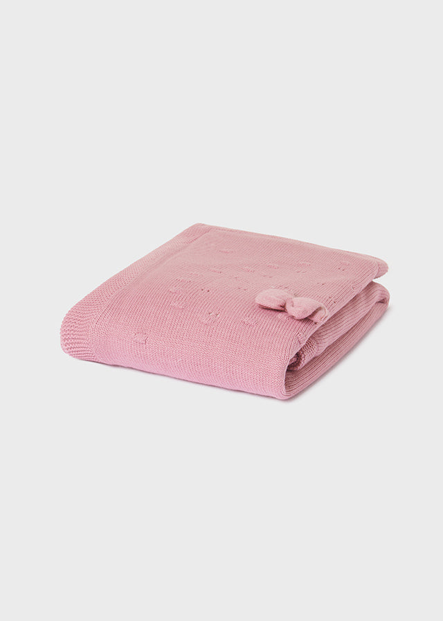 Berry Sherpa-Knit Blanket