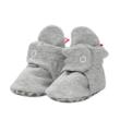 Load image into Gallery viewer, Heather Grey Cotton Gripper Bootie

