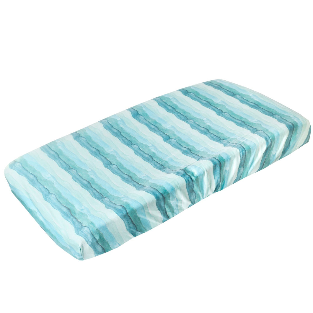 Waves Knit Changing Pad Cover