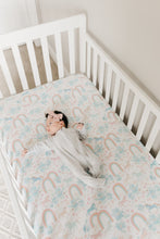 Load image into Gallery viewer, Whimsy Knit Fitted Crib Sheet
