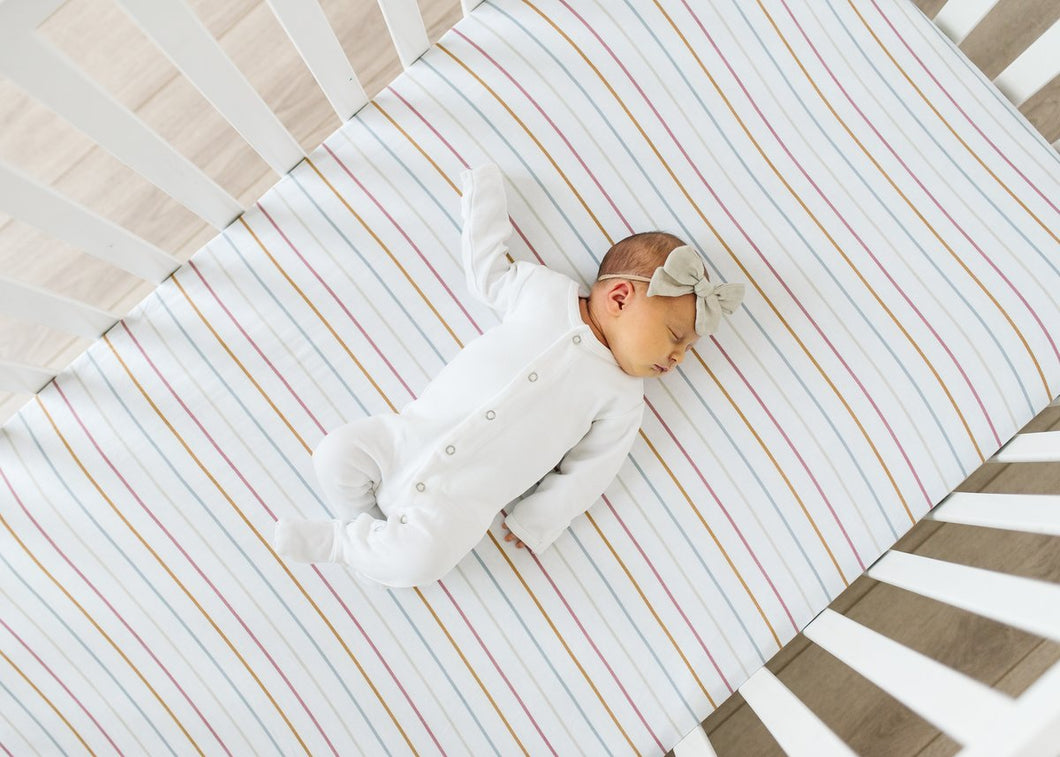Piper Knit Fitted Crib Sheet
