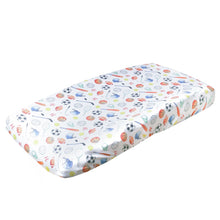 Load image into Gallery viewer, Varsity Knit Changing Pad Cover
