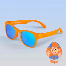 Load image into Gallery viewer, Blippi Orange Mirrored Blue Baby Shades
