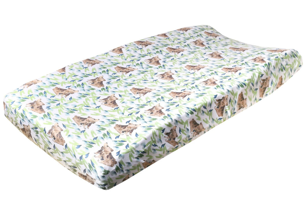 Bear Knit Changing Pad Cover