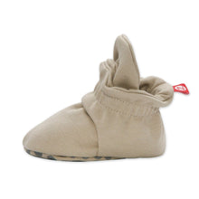 Load image into Gallery viewer, Khaki Cotton Gripper Bootie
