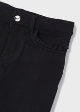 Load image into Gallery viewer, Black Skinny Fit Bow Pocket Pants

