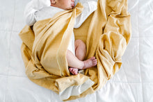 Load image into Gallery viewer, Marigold Knit Swaddle Blanket
