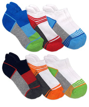 Load image into Gallery viewer, Multi-Color Sport Tab 6pk Sock
