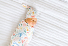 Load image into Gallery viewer, Nautical Knit Swaddle Blanket
