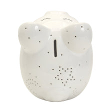 Load image into Gallery viewer, White Night Light Piggy Bank
