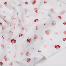 Load image into Gallery viewer, Pink Posies Bamboo Muslin Swaddle
