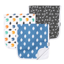 Load image into Gallery viewer, Quarterback Burp Cloth Set (3-pack)
