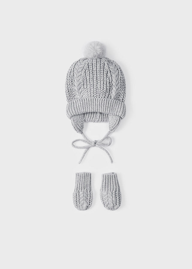 Moon Hat & Mittens Set