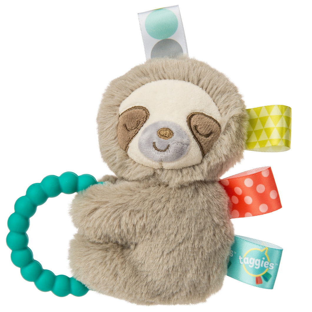Taggie Molasses Sloth Teether Rattle