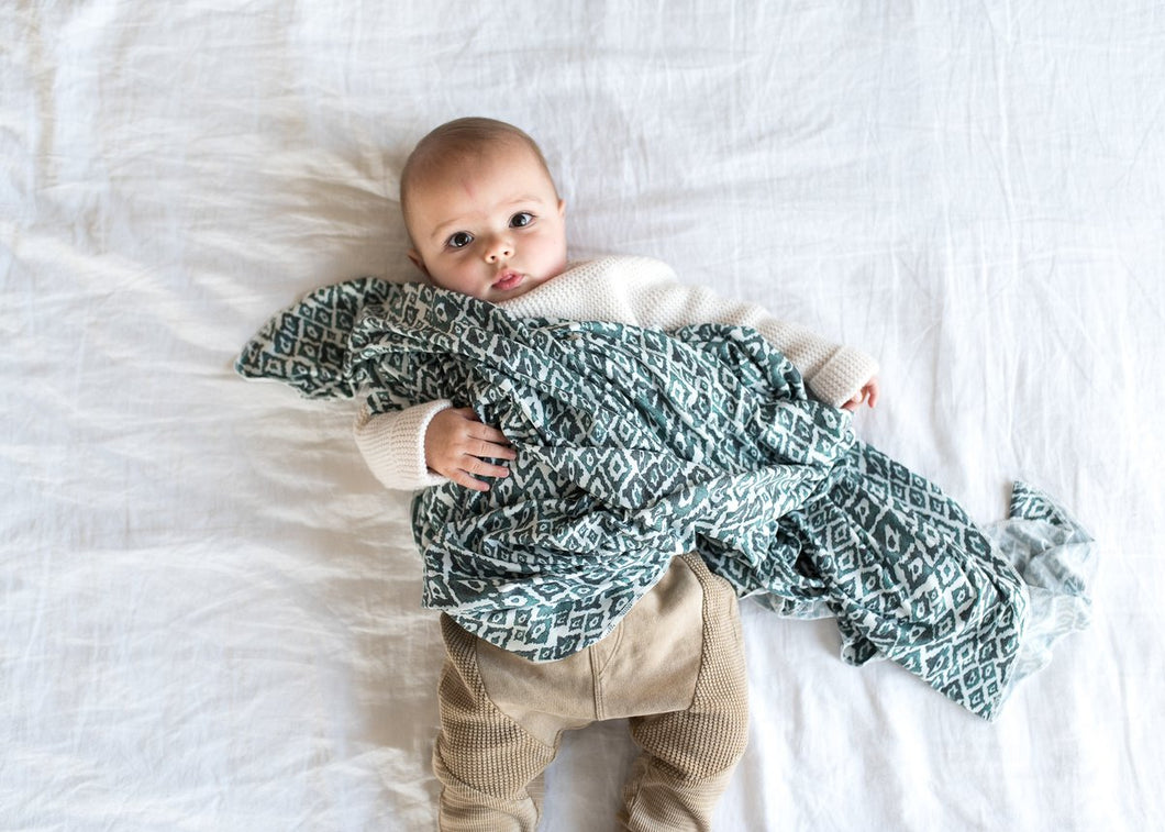 Topaz Knit Swaddle Blanket