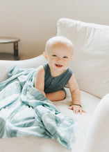 Load image into Gallery viewer, Waves Knit Swaddle Blanket
