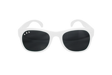 Load image into Gallery viewer, White Mirrored Green Sunglasses
