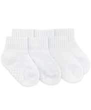 Load image into Gallery viewer, White Non-Skid 3 Pack Socks
