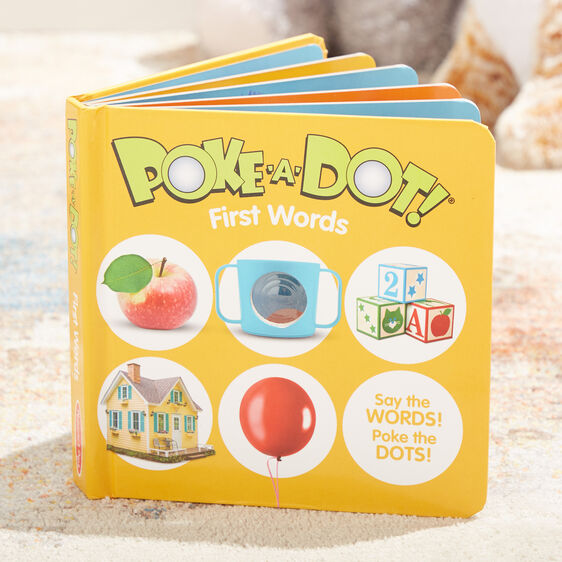 Poke-A-Dot: First Words Board Book